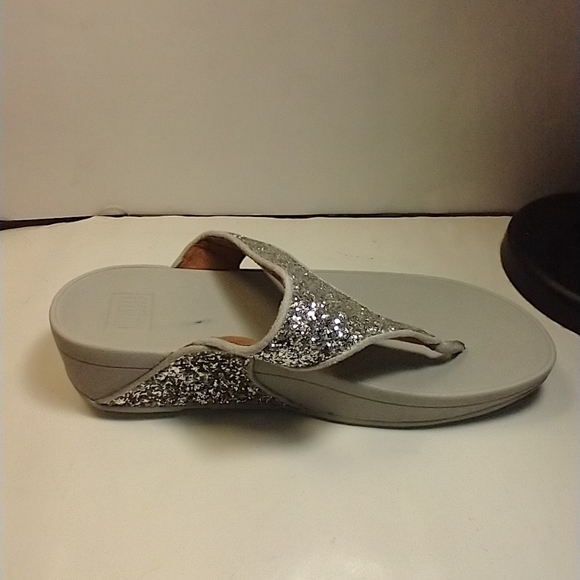FitFlop Lulu Glitter Thong Flip Flop Sandals Women's sz 8. - Picture 7 of 11